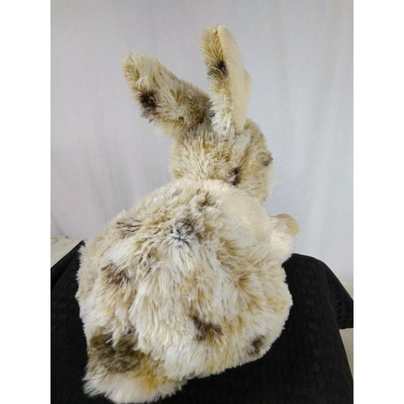 Spotted brown white 12" Rabbit stuffed plush by Dan Dee Collection - Picture 9 of 12